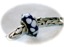 white blossom on bleu